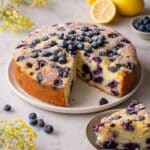 Vegan Lemon Blueberry Cake Recipe