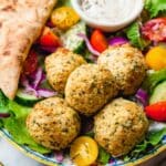 Baked Greek Chicken Meatballs Recipe