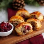Turkey & Cranberry Sausage Rolls Recipe