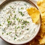 High Protein Sour Cream & Onion Dip Recipe