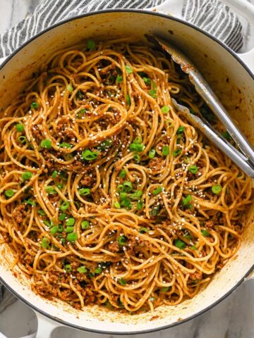 Garlic Scallion Chicken Noodles Recipe