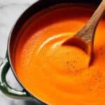 Creamy Tomato Bisque with Basil and a Hint of Heat Recipe
