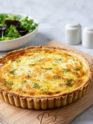 Potato Pie with Smoked Salmon and Dill Recipe