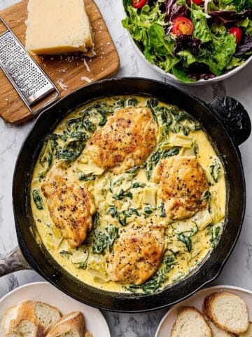 Spinach Artichoke Chicken Recipe