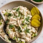 High-Protein Dill Pickle Chicken Salad Recipe