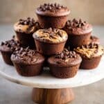 Flourless Chocolate Peanut Butter Muffins Recipe
