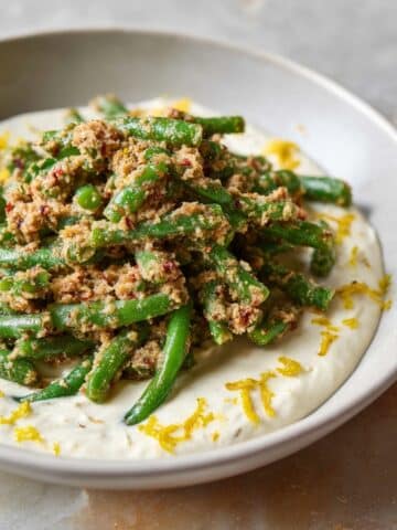 Lebanese Green Beans with Walnut Pesto and Labneh Recipe 7 Lebanese Green Beans with Walnut Pesto and Labneh Recipe