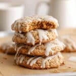 Cardamom Oatmeal Cookies with Maple Espresso Glaze Recipe