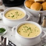 Slow Cooker Potato Leek Soup Recipe